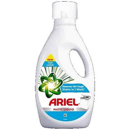 Ariel Liquid Detergent Top Load - Stain Removal In Washing Machine, 1 L