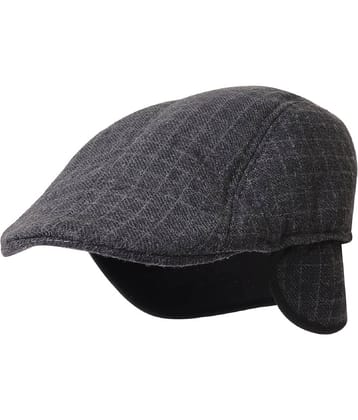 Zacharias Pack of 1 Cotton Blend Men's Cap ( Black )
