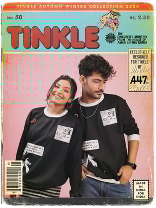 Tinkle x A47: Mischief Mix Oversized Sweatshirt-S
