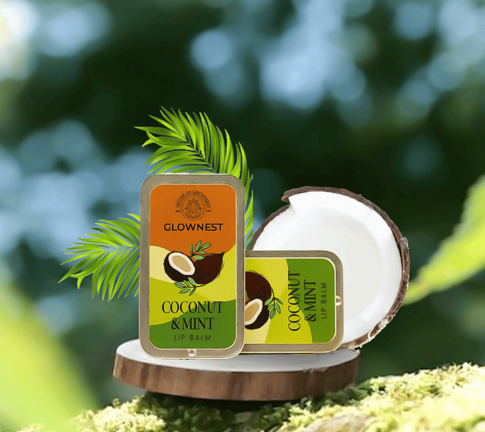 Glownest Coconut & Mint Lip Balm (10g)