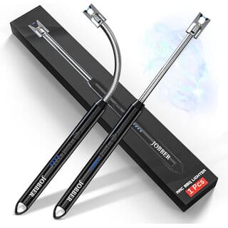 Jobber Plasma Gas Lighter for Kitchen Use C-Type USB Rechargeable Arc Stove, Kitchen, Restaurants, Pooja Room, Candles,