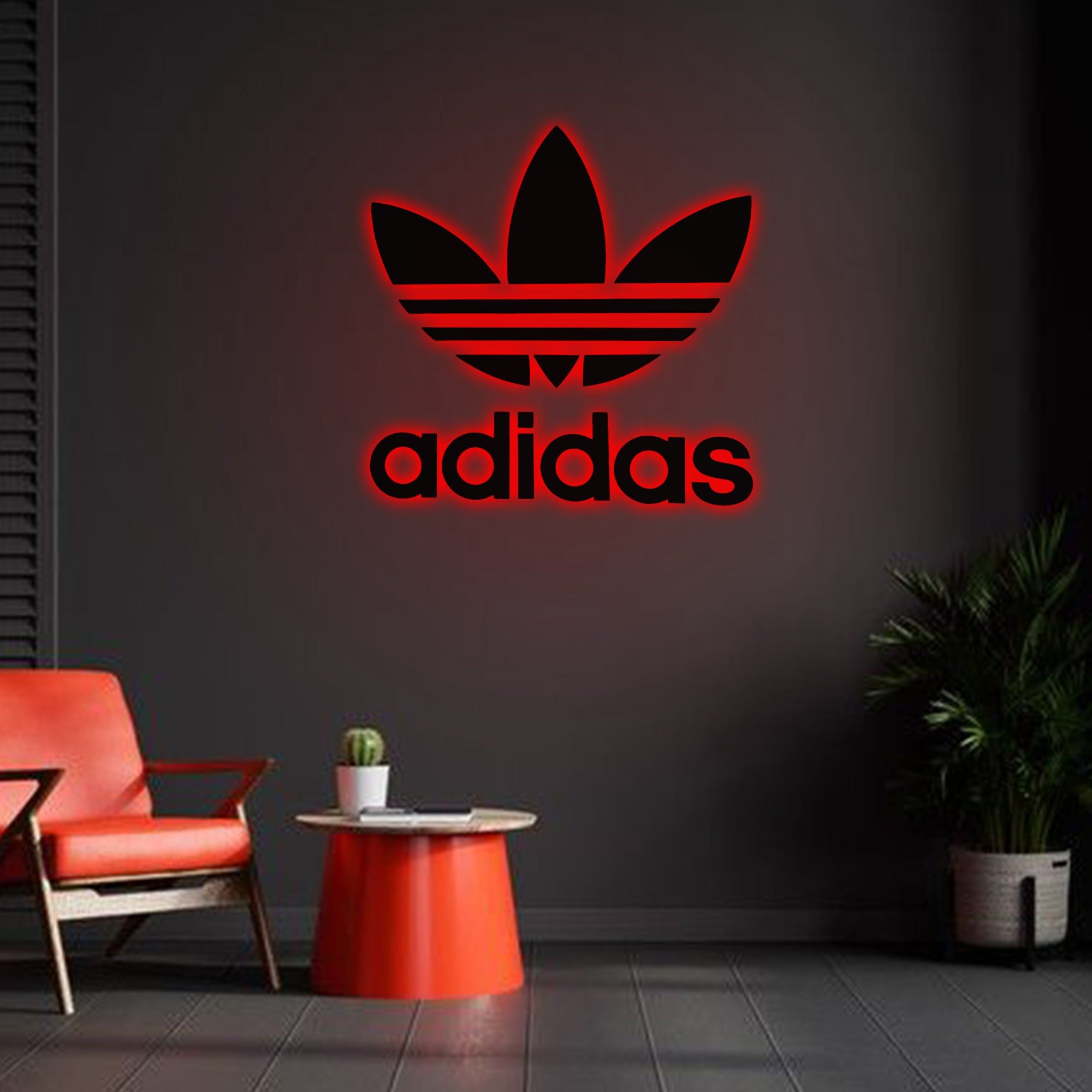 Shayona Personalized  SNEAKERHEAD  Backlit LED Logo with Acrylic Finish-S- 12 x 12 inch