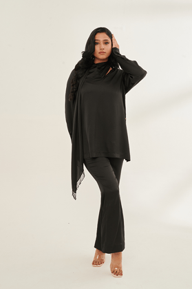 CLASSEA formal black co-ord set-Black / M / SET