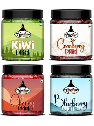 HARIHAR KRIDHA Nuts & Berries Dehydrated Fruits Combo (4 Types) Pack of 4