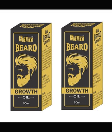 Erum Beard Growth Oil 50 Ml Pack of 2