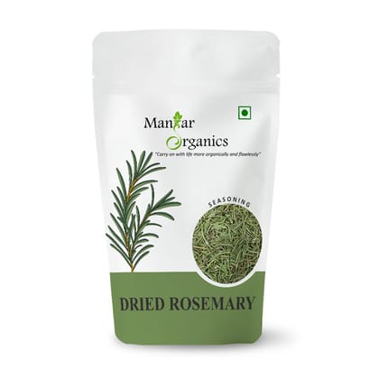 ManHar Organics Dried Rosemary Leaves 500gm | Aromatic Herb for Cooking, Seasoning, Marinades & Baking | Mediterranean Flavor | Rosemary Herbal Tea for Hair Growth