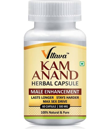 Vltava KAMANAND CAPSULE Ayurvedic Capsules for Strength, Stamina & Power 60 gm Unfalvoured Minerals Capsule