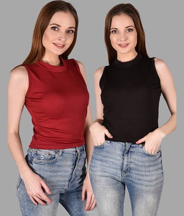 Fabric Falcon Women's Polyester Tank Top ( Multi Color )