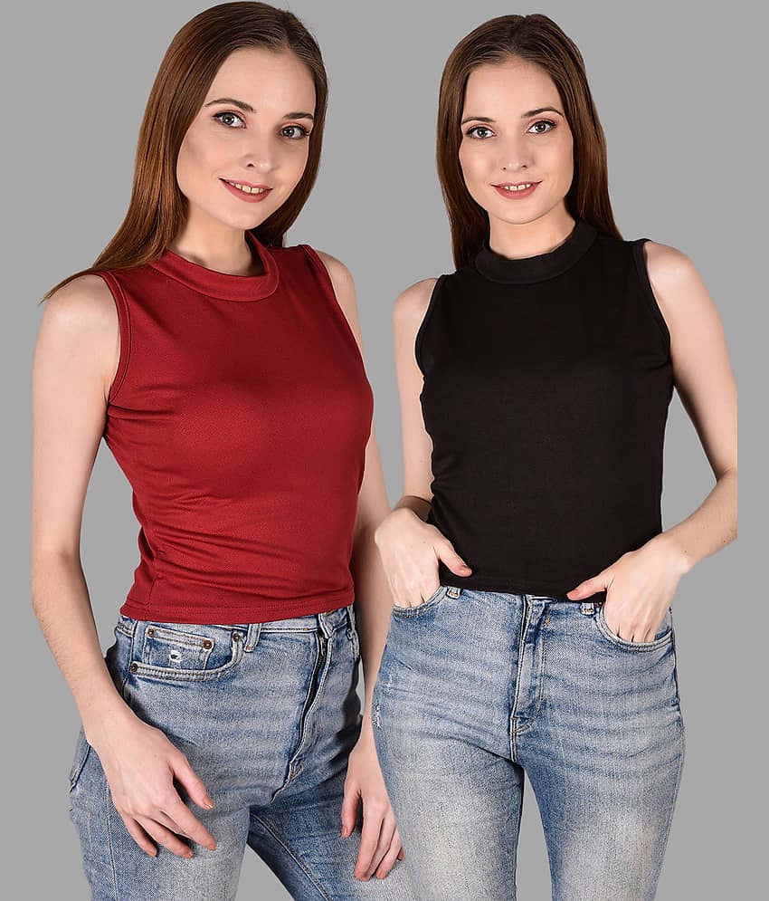 Fabric Falcon Women's Polyester Tank Top ( Multi Color )