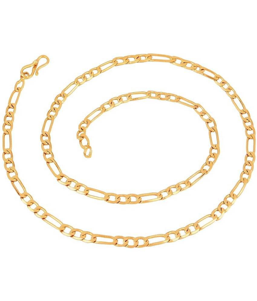 FASHION FRILL Gold Plated Chain ( Set of 1 )