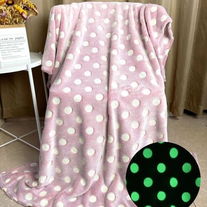 Glow in The Dark Radium Blanket for Kids Super Soft & Warm (220X240)-220X240 CM