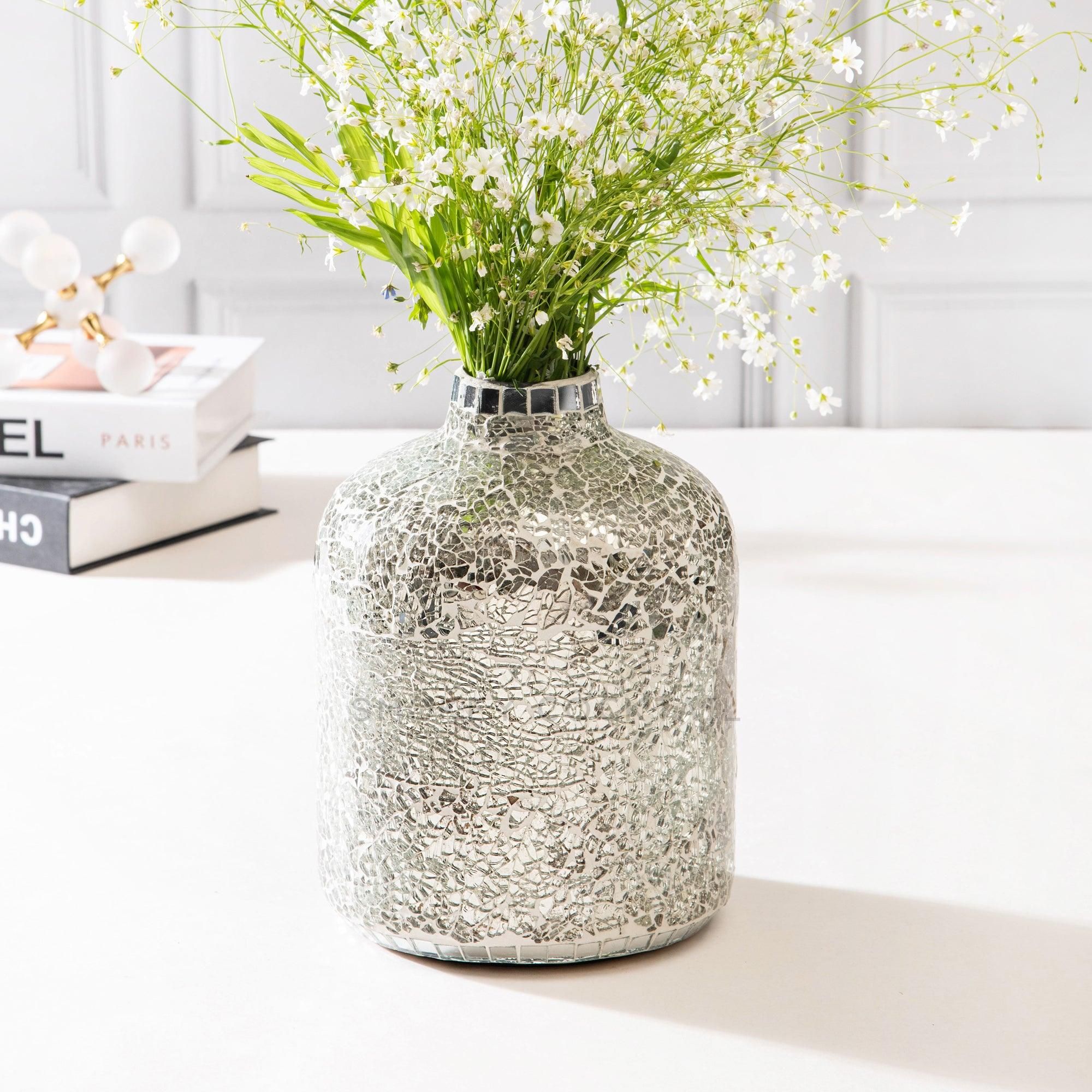 Mosaic Mirror Planter-BOTTLE