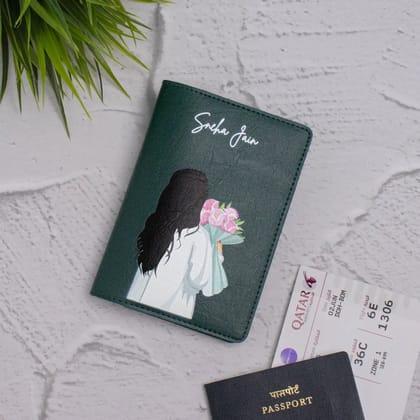 PERSONALISED BLOOM PASSPORT COVER