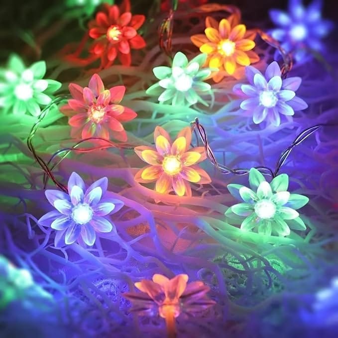 GLOWSERIE Waterproof LED Flower Lights for Garden, Patio & Yard