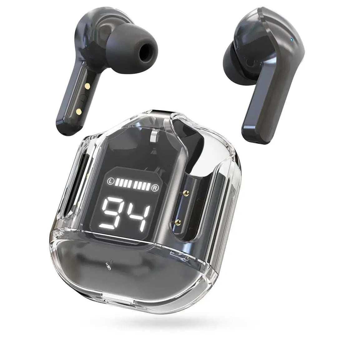 UltraPod Bluetooth Earbuds | High Bass + Water Resistant Black