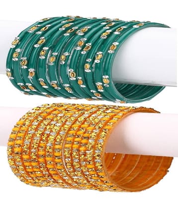 Somil Multicolor Bangle Set ( Pack of 24 )