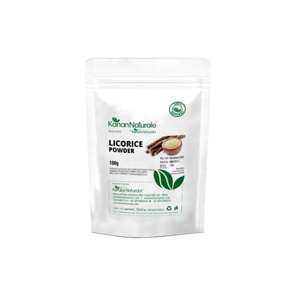 Kanan Naturale  Licorice root powder 200 gm ( 100 gm x 2 Packs )  by Kerala Naturals