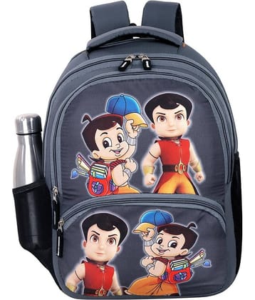 Dura Mater 20 Ltrs Polyester Backpack *For Boys & Girls ( Grey )