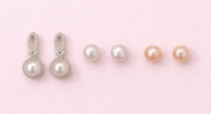 PEARL EARRING COMBO 6