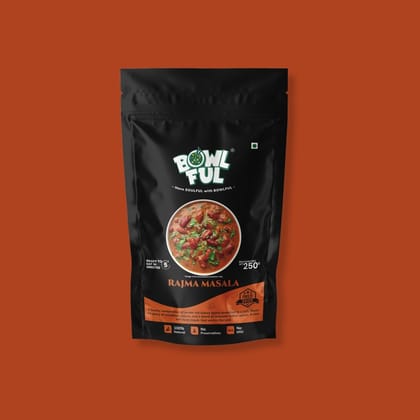 Bowlful Rajma Masala - 70g Net, Hearty Red Kidney Bean Curry