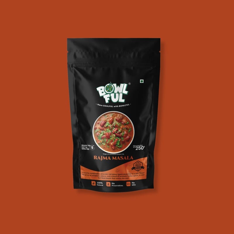 Bowlful Rajma Masala - 70g Net, Hearty Red Kidney Bean Curry