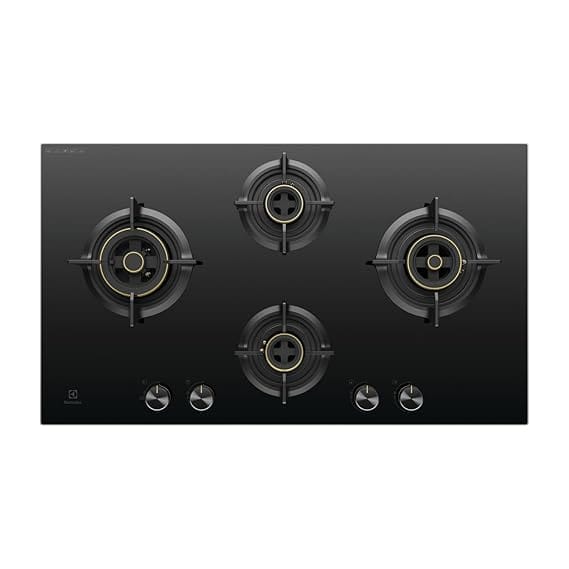 Electrolux 4 Burner Auto Ignition Glass Top 90cm Built-in Gas Hob,EHG9430BCD