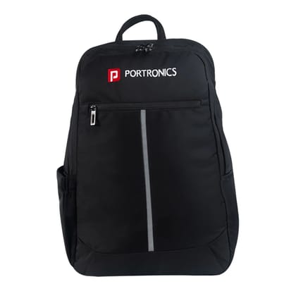 Portronics Byte, Laptop Backpack Bag for Men Women Boys Girls (Black)