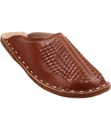 rajeraj Brown Men's Mule