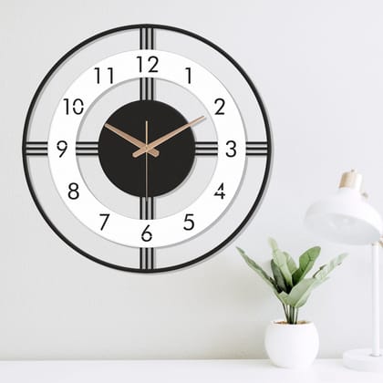 Stylish Metal Wall Clock-40 CM | 16 Inches