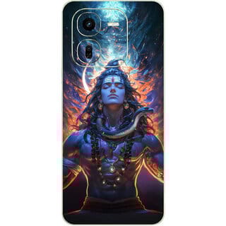Yug Emporium Back Skin Wrap For iQOO Z9X 5G Premium Quality Full Coverage (Mahashivratri) (Mobile Back Cover, Multicolor)