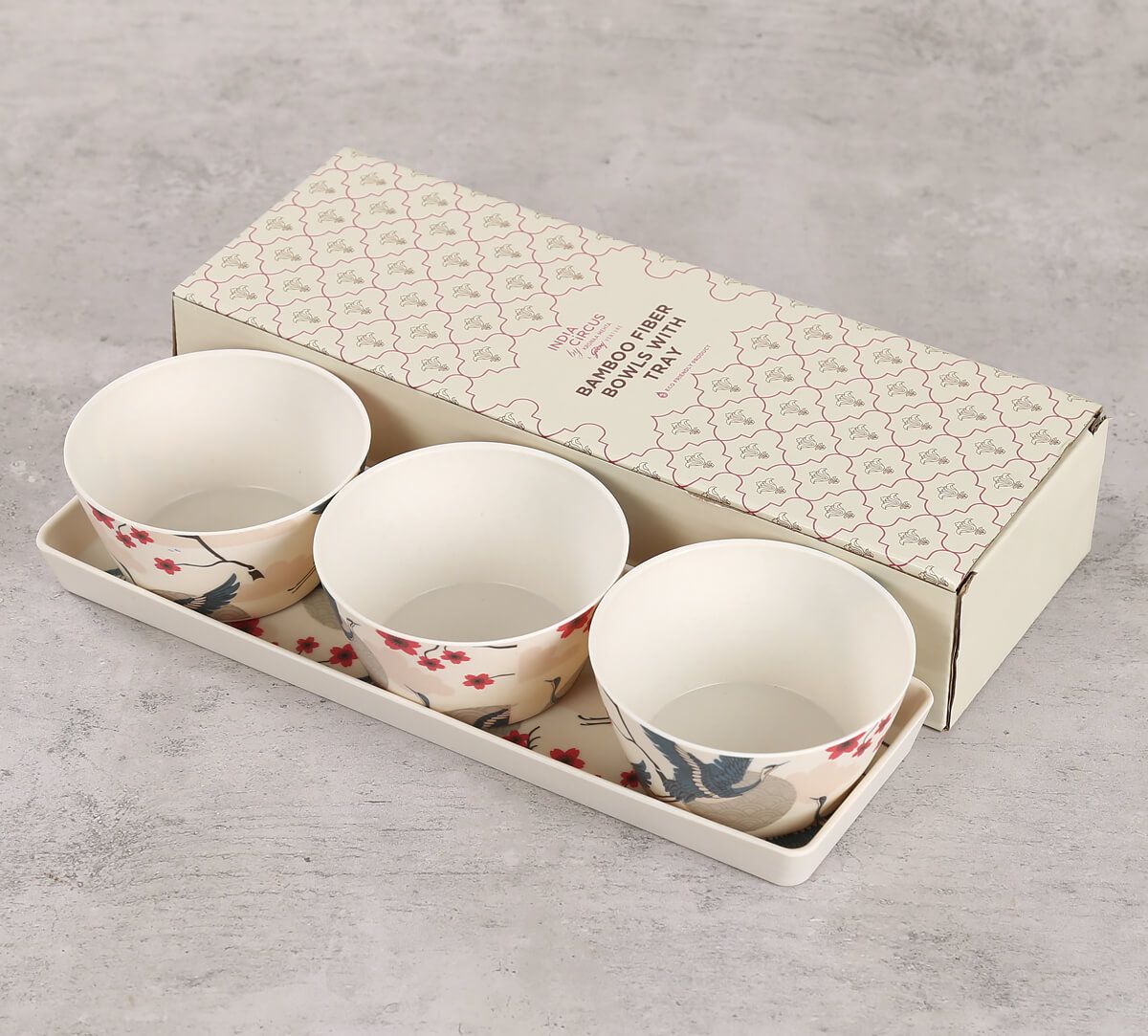 India Circus Aerial Moments Bowls And Tray Set