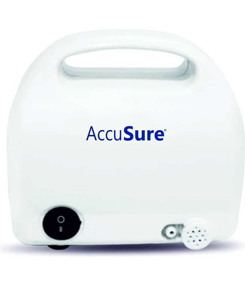 AccuSure Portable Nebulizer Machine For Adults & Kids, Home Use - 2 Years Warranty