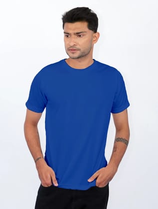 Royal Blue Polyester Round Neck 140GSM Tshirts