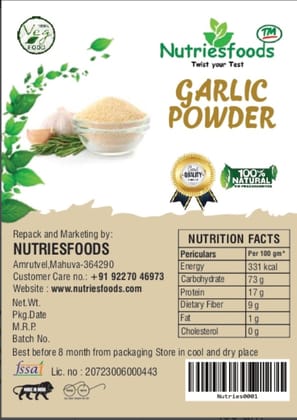 Garlic Powder 100 G Garlic Powder 100 G
