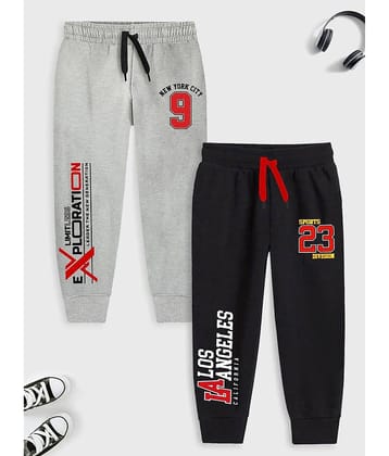 Trampoline Pack of 2 Boys Cotton Blend Trackpant ( Multicolor2 )