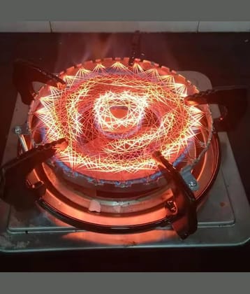Chotta Tandoor Lpg Gas Saver Jali, Chota Gas tandoor for home kitchen, Mini Tandoor Channi Jalli Barbeque Net Gas Tandur Grill for Home Rasoi, Round Mesh for Stove, Pack of 1