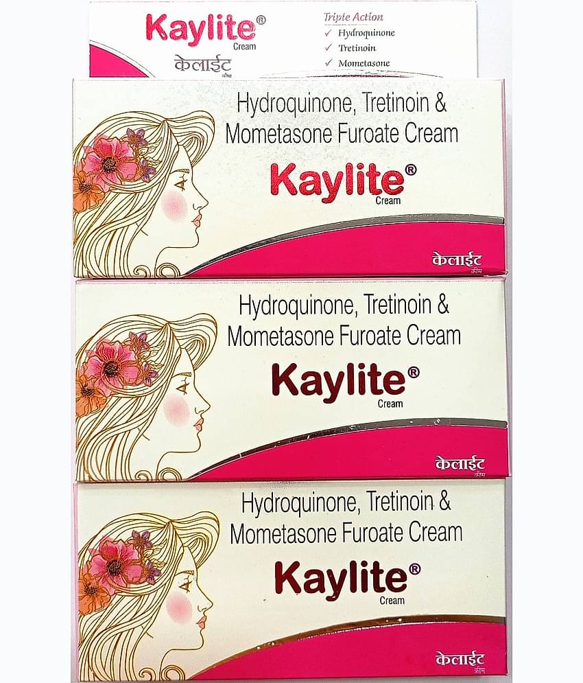 KAYLITE CREAM 15 GM ( PACK OF 3) Night Cream 45 gm Pack of 3