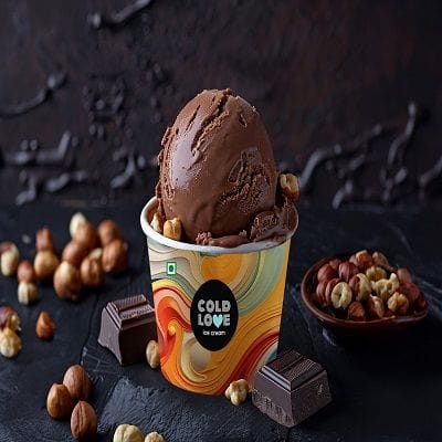 Chocolate Hazelnut Ice Cream [1 Cup, 120 Ml]