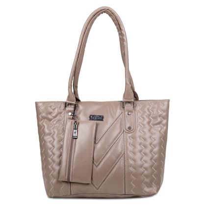 Jothi CrestVale Premium Womens Handbag | Multi-Compartment Synthetic Leather Tote | Stylish V-Pattern Finish | Water-Resistant | Soft Base | Tan Jothi CrestVale Premium Womens Handbag | Multi-Compartment Synthetic Leather Tote | Stylish V-Pattern Finish | Water-Resistant | Soft Base | Tan