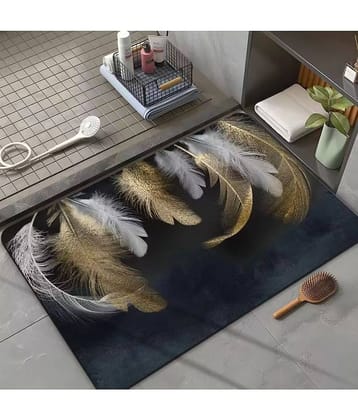 mahek accessories Anti-skid Rubber Bath Mat 40x60 cm ( Pack of 1 ) - Assorted