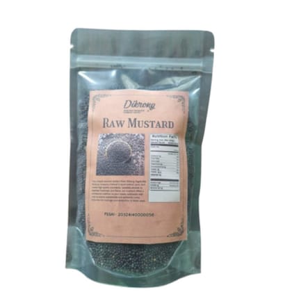 Dikrong Raw Mustard Seeds - 100 gm - One pouch