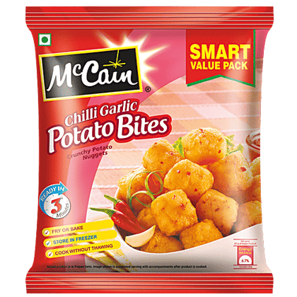 McCain Crunchy Potato Nuggets - Chilli Garlic Potato Bites, 700 g McCain Crunchy Potato Nuggets - Chilli Garlic Potato Bites, 700 g