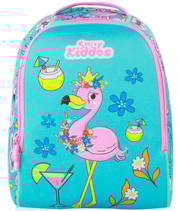 SmilyKiddos 8 Ltrs Blue Polyester College Bag - Blue