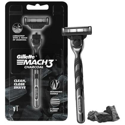 Gillette Mach3 Charcoal Shaving Razor Gillette Mach3 Charcoal Shaving Razor
