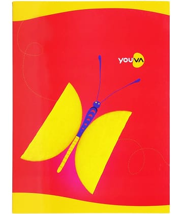 Navneet Youva Soft Bound Note Book 18x24 cm Medium Square 172 Pages - Pack of 3