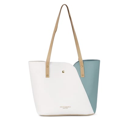 Storite PU Leather Hand Bag | Shoulder Bags for Women with Strap (White)