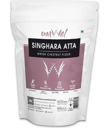Amwel Singhara Atta 500g - Water Chestnut Flour - Navratri Fasting vrat Atta 500 gm