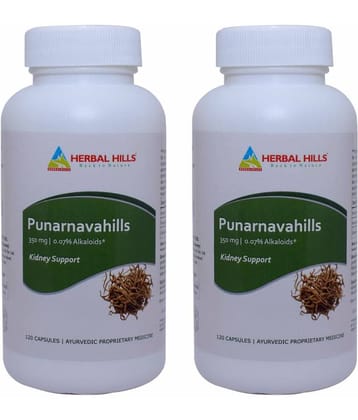 Herbal Hills Punarnavahills 120 (Pack of 2) Capsule 350 Mg
