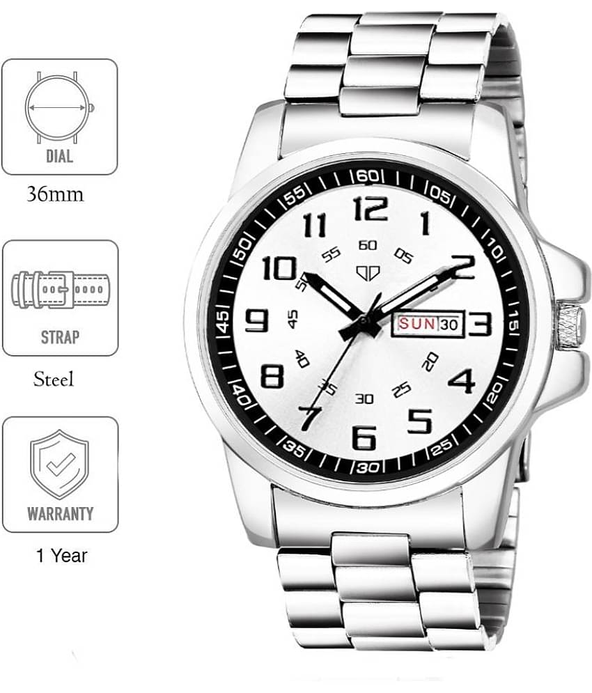 Walrus Large Size Dial Metal Analog Men's Watch