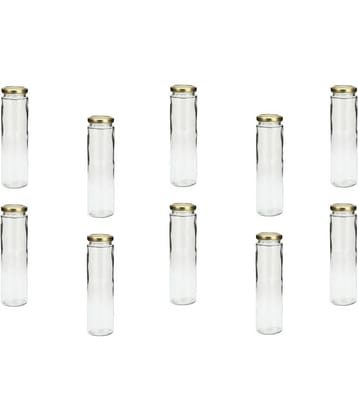 AFAST Glass Container Glass Transparent Utility Container ( Set of 10 )